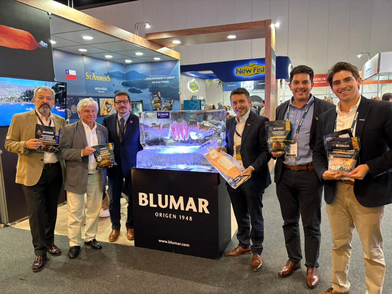 Presidente de SalmonChile inaugura Seafood Show Latin America 2025 en Brasil destacando la importancia del mercado latinoamericano